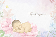Newborn Baby illustration, an Illustration by Magic & Dreams (Thumbnail 5 of 5)