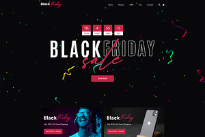 Black Friday Landing page Template