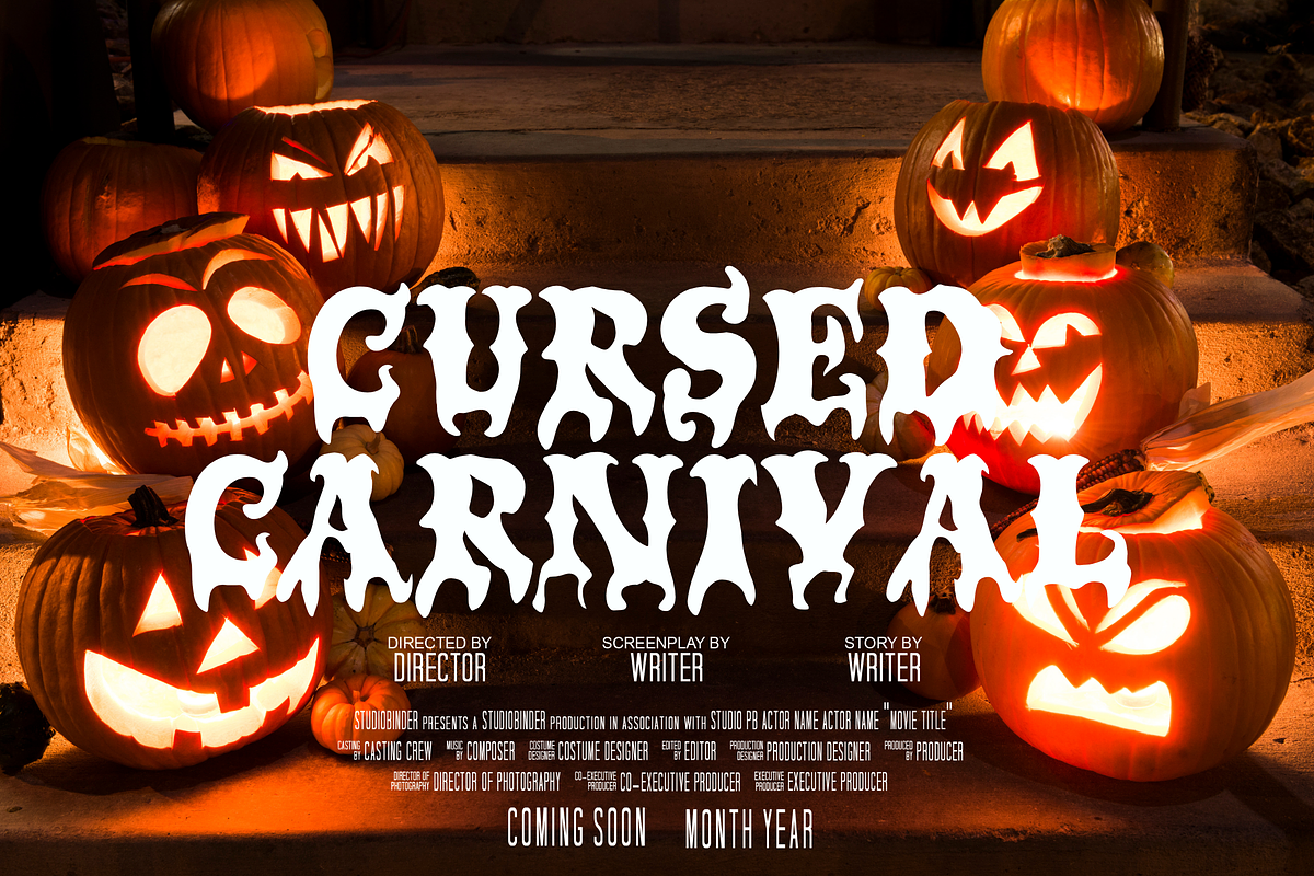 Caskford Halloween, a Serif Font by Dm Studio (Photo 7 of 10)