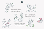 chateau clipart vintage doodles set, a Decorative Illustration by Patishop Art (Thumbnail 6 of 9)