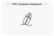 Travel and Beach Line Icons Set, an Icon by Designfour (Thumbnail 3 of 7)