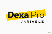 Dexa Pro Variable, a Sans Serif Font by Artegra (Thumbnail 1 of 15)
