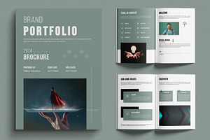 Brand Portfolio Brochure Layout, a Brochure Template by MightyDesign