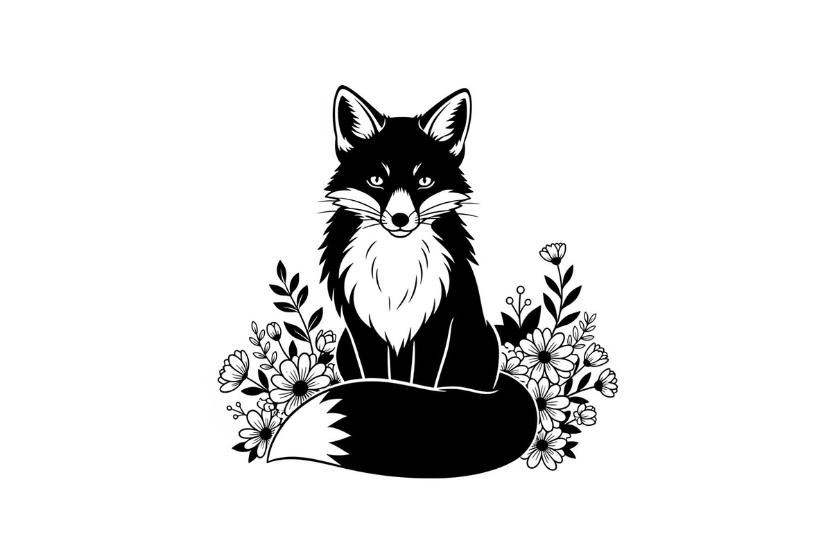 Cute Fox Silhouette Bundle, an Illustration by Designs_River (Photo 11 of 31)