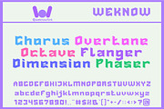 Delay Effect font, a Font by weknow (Thumbnail 3 of 8)