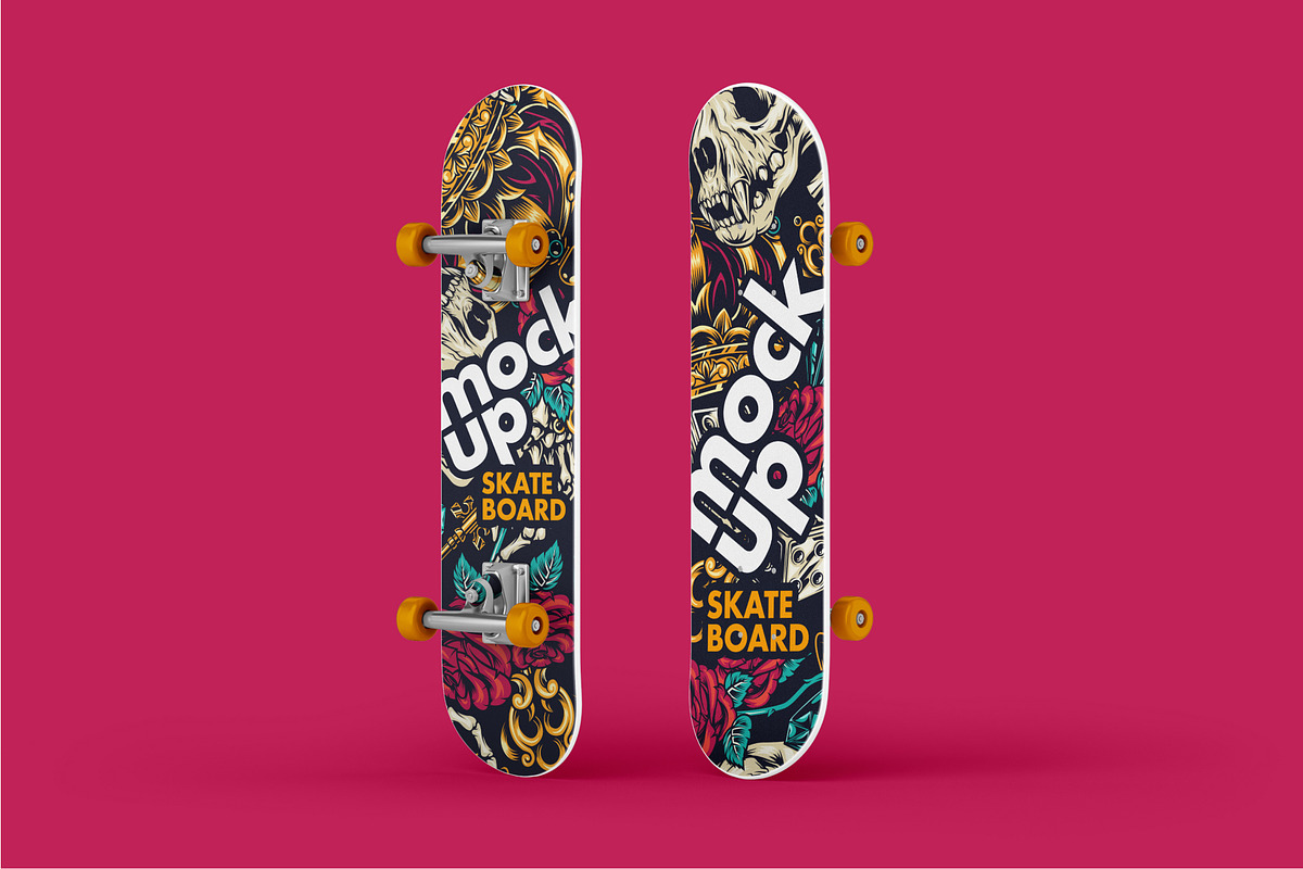 Skateboard Mockup Set, a Product Mockup by Deeplab (Photo 7 of 17)