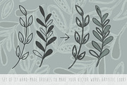 Hand Drawn Illustrator Brushes, a Brush Add-On by bum katrin (Thumbnail 3 of 3)