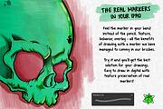 31 Procreate Marker Brushes, a Brush Add-On by Nuclear Brushes (Thumbnail 2 of 8)