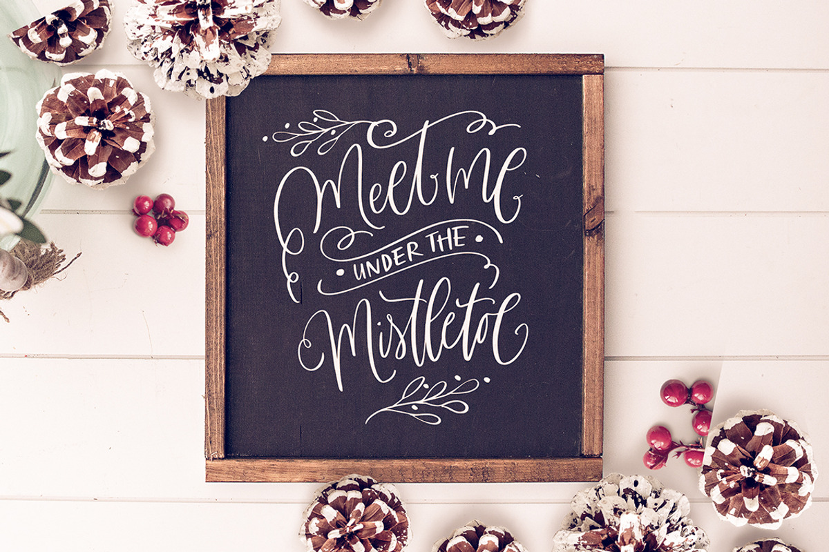A Handlettered Christmas, a Decorative Illustration by Nicky Laatz (Photo 9 of 18)