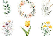 Spring Bees Border Clipart, an Illustration by Designking (Thumbnail 3 of 5)
