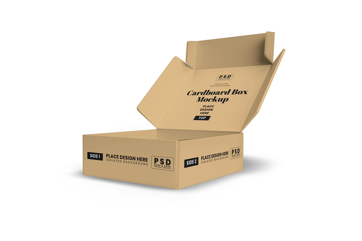 Opened Box Mockup, a Product Mockup by DigitAuras (Photo 3 of 3)