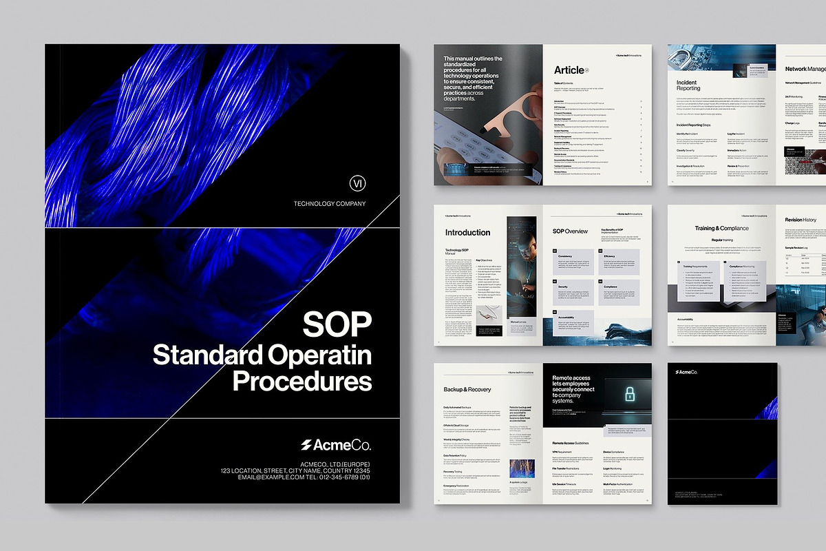 Standard Procedures Brochure Templat, a Brochure Template by BrandPacks (Photo 6 of 6)