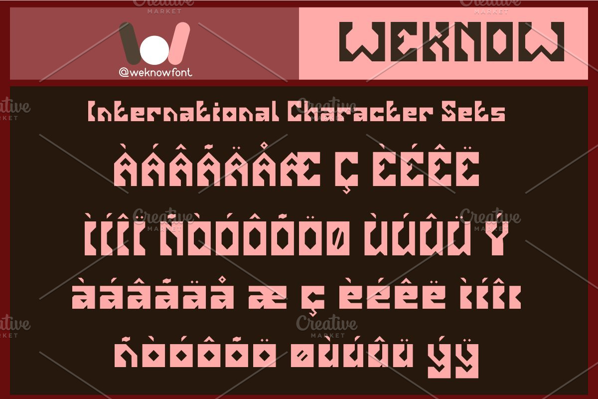 Alpha Sense font, a Font by weknow (Photo 8 of 8)