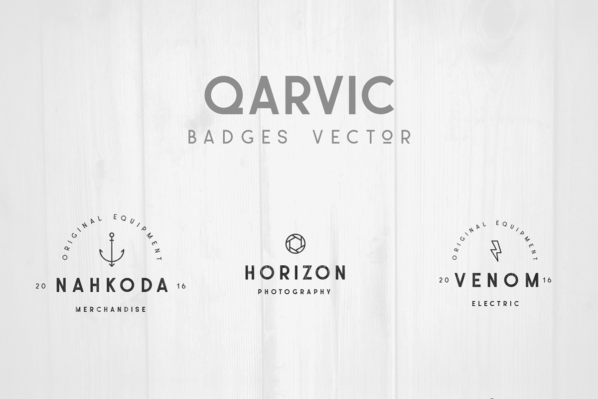 QARVIC Typeface, a Sans Serif Font by alit design (Photo 7 of 7)