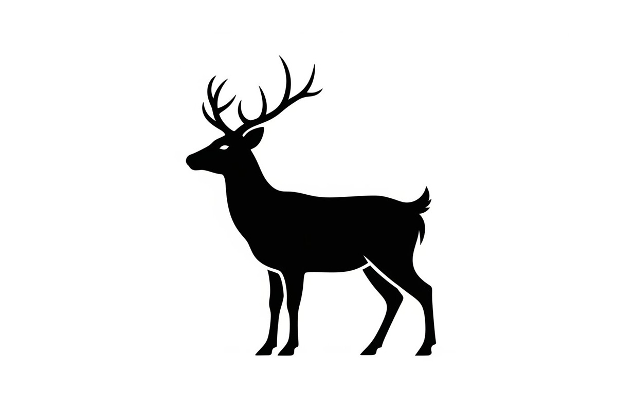 Majestic Deer & Stag Silhouette Bund, an Illustration by jahid234 (Photo 33 of 41)