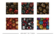 Dice Retro Art Style Patterns, a Pattern Graphic by karenfoleyphoto (Thumbnail 9 of 10)