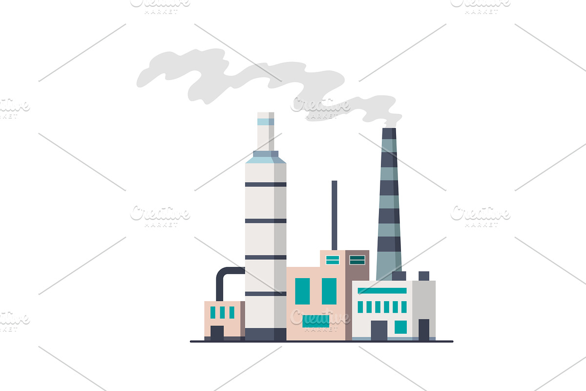 Factory industrial, an Illustration by Things for designers