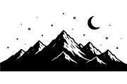 Mountain Range Silhouette, an Object Graphic by Designer_Momina (Thumbnail 16 of 20)