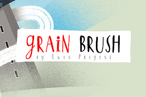Grain Brush - Vintage Texture - Ink