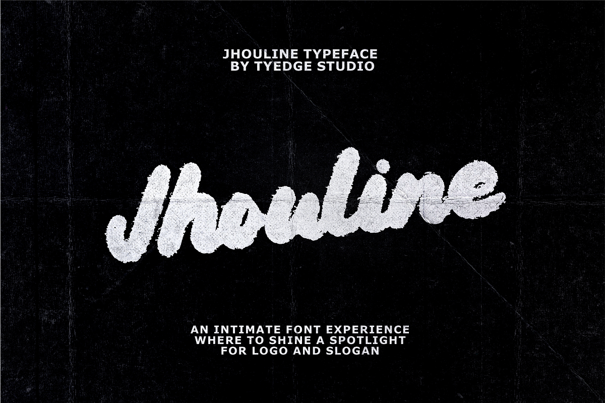 Jhouline Bold Script Font, a Handwritten Font by Tyedge Studio (Photo 1 of 7)