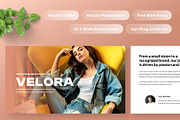 Velora - Fashion Google Slide, a Presentation Template by Panen Creative (Thumbnail 2 of 6)