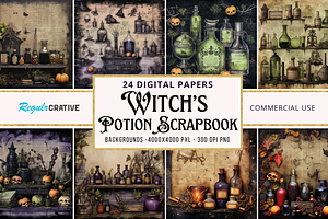 Witchs Potion Scrapbook