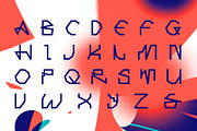 Computer line decorative font., a Font by VyacheslavKolb (Thumbnail 2 of 5)