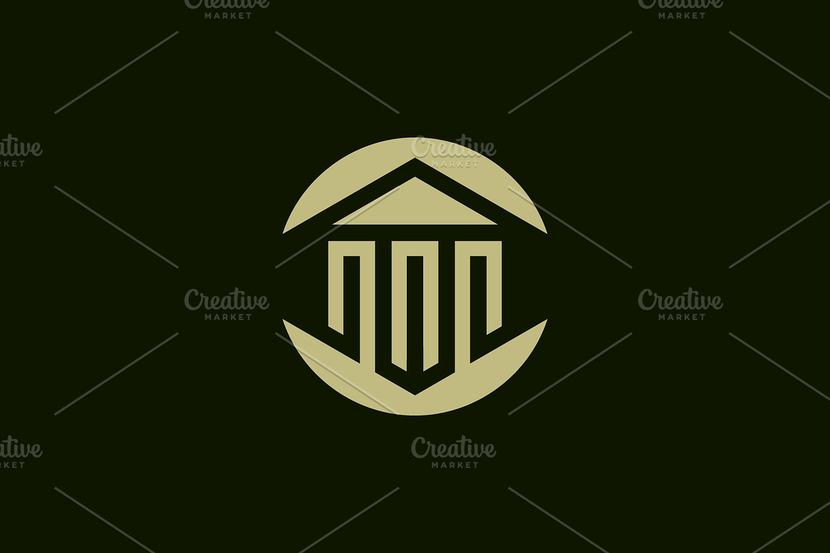 law and justice Court Building logo, a Branding & Logo Template by Rasagama Studio