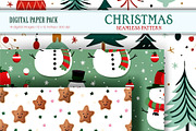 Christmas seamless pattern 02., a Texture Graphic by KENO Mascots (Thumbnail 2 of 5)