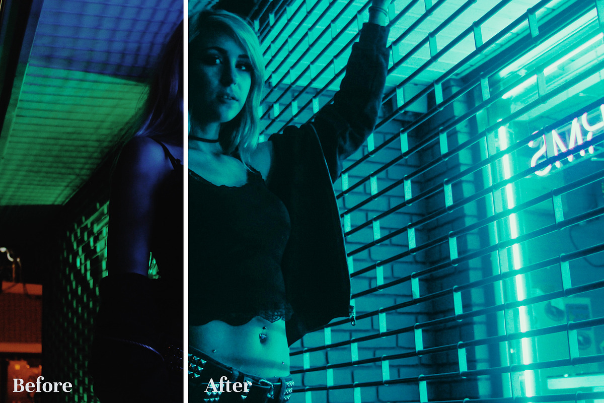 Neon Lights - Lightroom Presets preview 3
