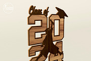 Graduation Set Decorative Laser Cut, a Templates & Theme by LaserCutano (Thumbnail 10 of 11)