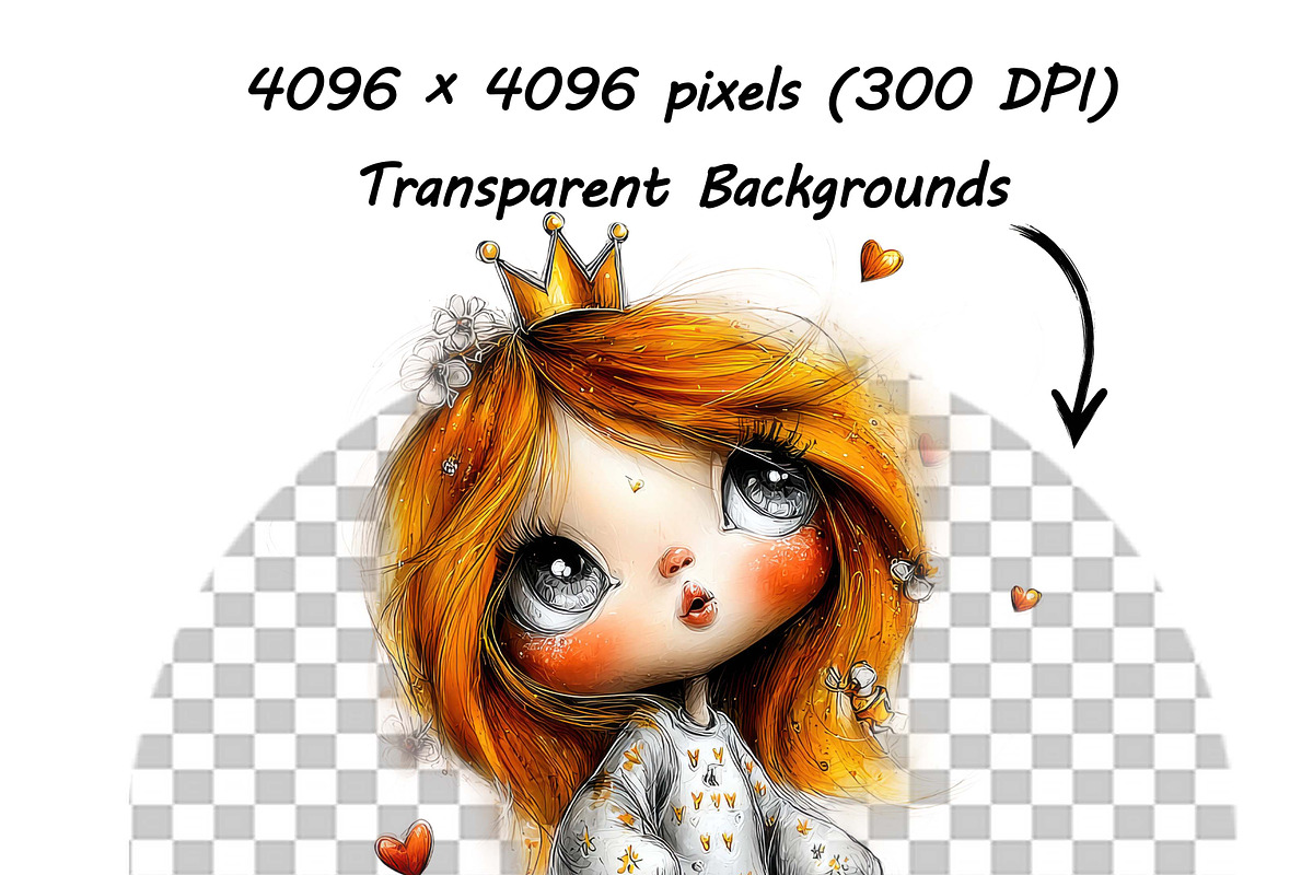 Cute Fairytale Characters Clipart, an Illustration by one-touch (Photo 7 of 11)