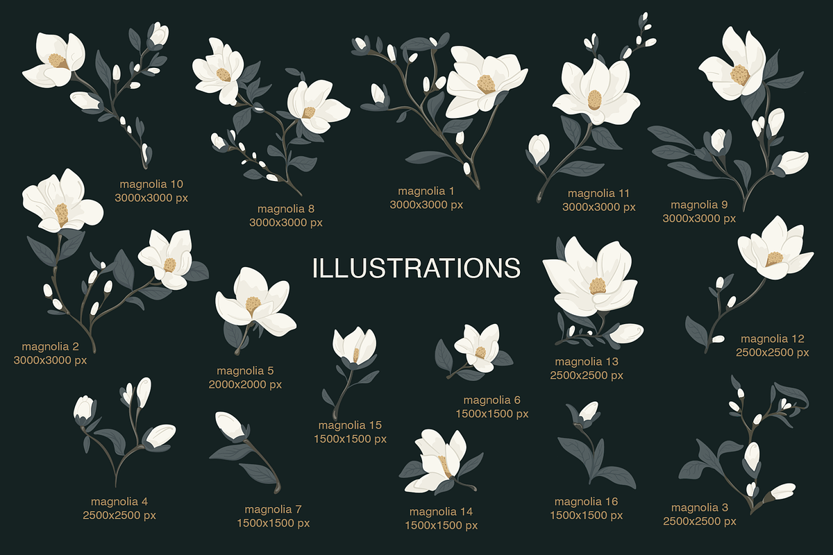 Moonstem — Seamless Floral Pattern, a Pattern Graphic by Mariia Kovalchuk (Photo 4 of 10)