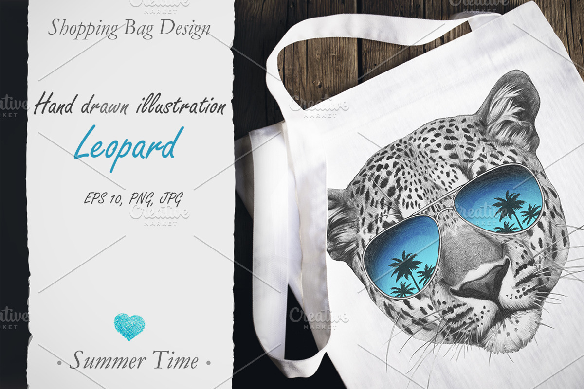 Leopard / Summer Time, an Animal Illustration by Victoria_Novak (Photo 3 of 3)