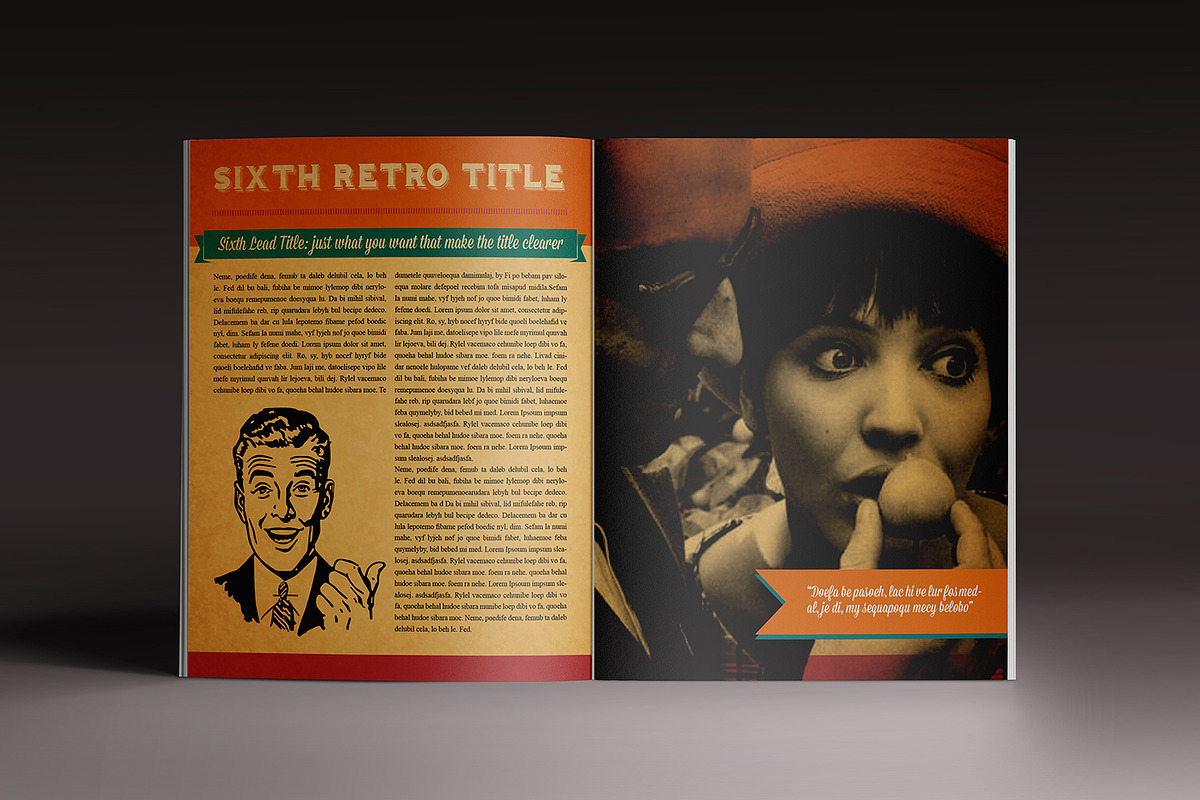 The Retro MGZ, a Magazine Template by Luuqas Design (Photo 7 of 10)