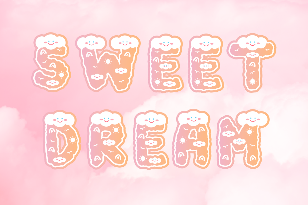 Rainbow Sunset - SVG Color Cute Font, a Symbol Font by Kanink Studio (Photo 5 of 8)