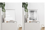 Frame mockup, minimalist mock up, a Print Template by VISTYLE STUDIO (Thumbnail 2 of 2)