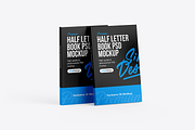 Half Letter Soft Cover Book Mockup, a Books & Magazine Mockup by SimplDesign (Thumbnail 9 of 13)