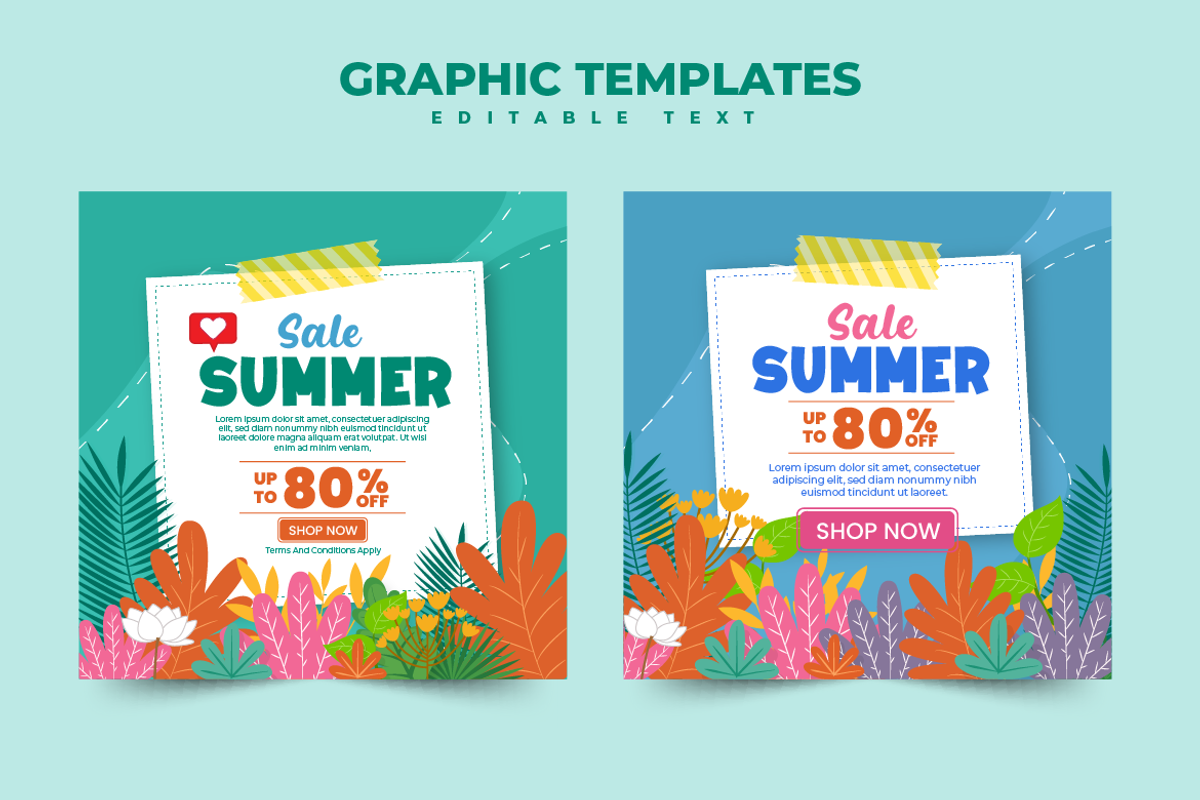 Summer Set Graphic Design V24, a Flyer Template by twinstd (Photo 6 of 6)
