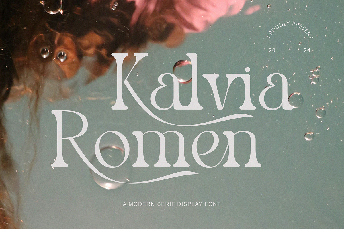 Kalvia Romen, a Serif Font by Muflieart (Photo 1 of 10)