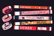 Event Party Bracelets, an Object Illustration by alexdndz (Thumbnail 11 of 11)