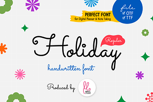 Holiday Font
