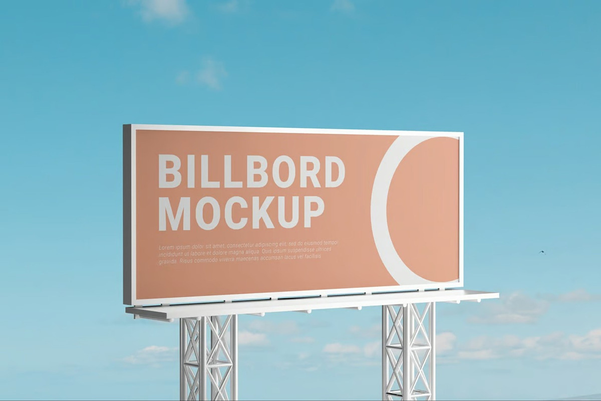 Billboard Mockup, an Advertising Mockup by Se٧enStudio (Photo 2 of 5)