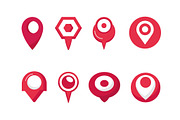 Pin Location Icons Set, a Templates & Theme by studiogstock (Thumbnail 3 of 3)
