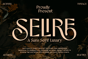 Selire - Sans Serif Luxury Font, a Sans Serif Font by MaikoHatta (Thumbnail 1 of 7)