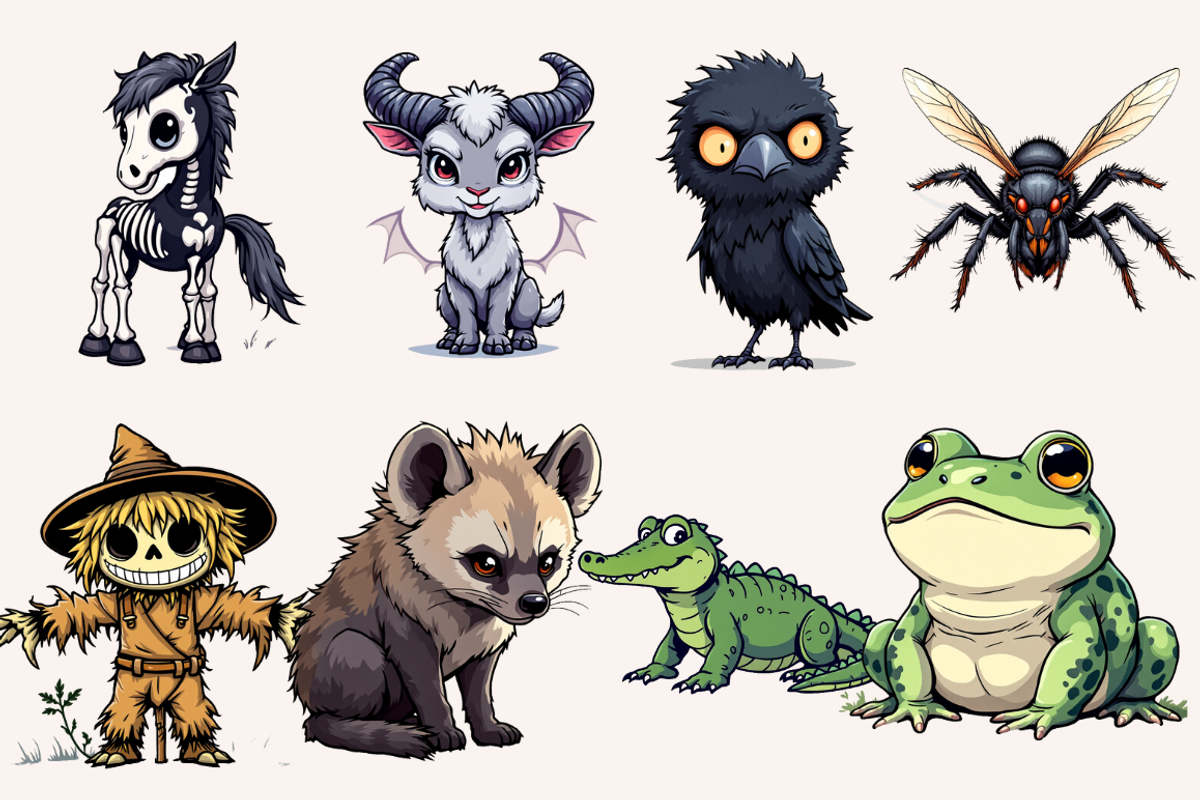Nightmare Beasts & Creepy Crawlers, an Animal Illustration by PrintHaven Designs (Photo 6 of 6)