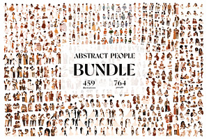 Abstract people bundle, a Person Illustration by Purple