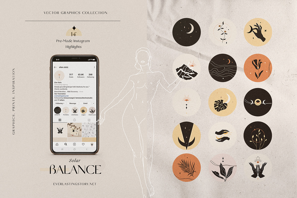 Solar Balance, a Decorative Illustration by The Everlasting Story (Photo 8 of 19)