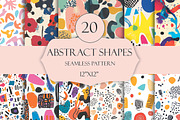 Funky Abstract Shapes Pattern, a Pattern Graphic by Artful Prints (Thumbnail 1 of 3)