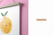 Lemon & Orange - cute watercolor set, an Object Graphic by Cute And Wild (Thumbnail 3 of 5)